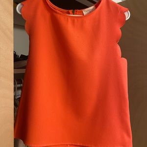 Size small orange blouse